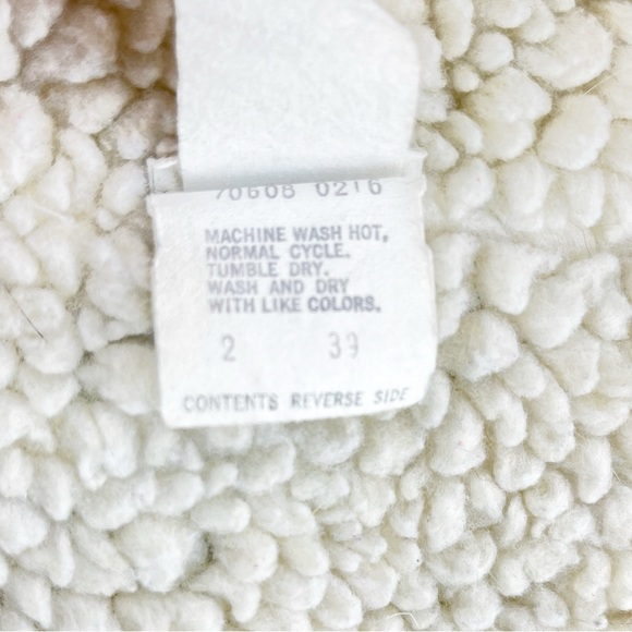 Vintage Levis San Francisco Sherpa Lined Denim Trucker Jacket Made in USA - Picture 7 of 7